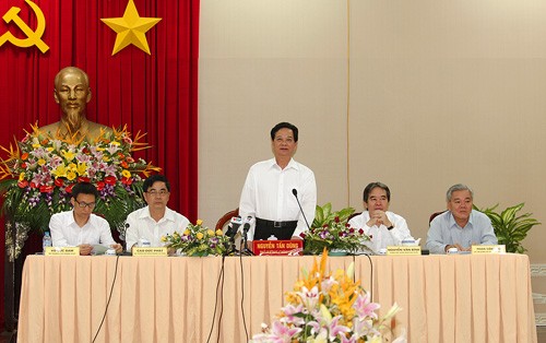 Prime Minister Nguyen Tan Dung pays working visit to An Giang province - ảnh 1